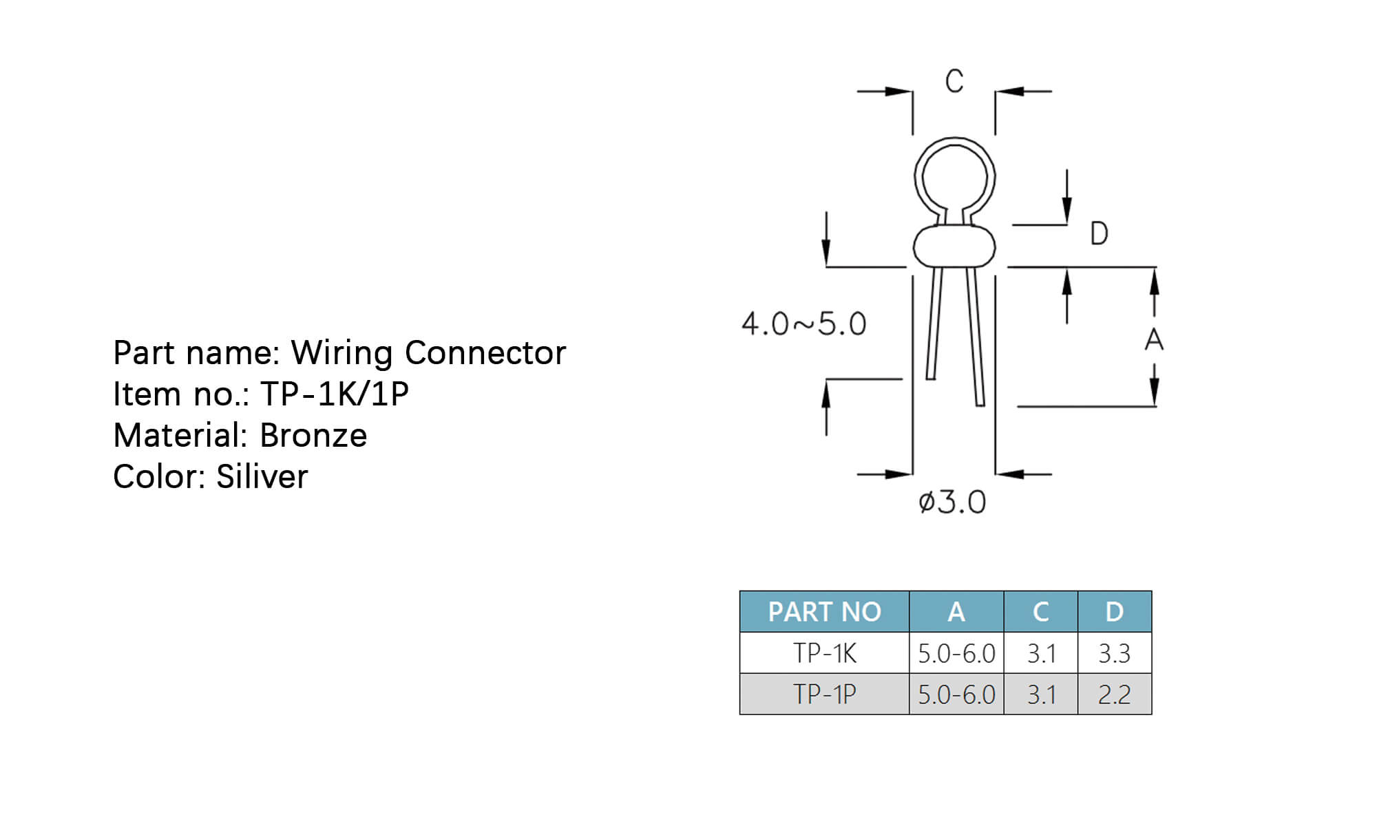 Wiring Connector TP-1K